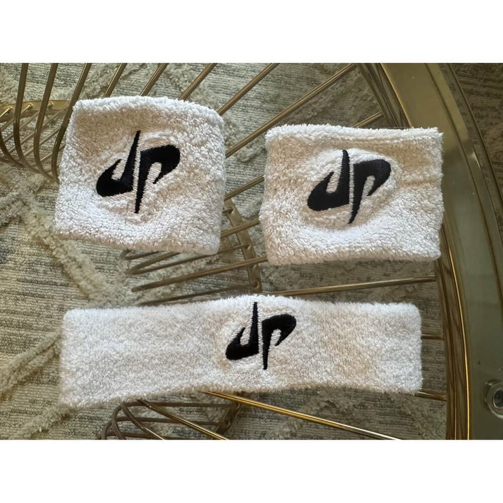 Dude Perfect White Sweatbands